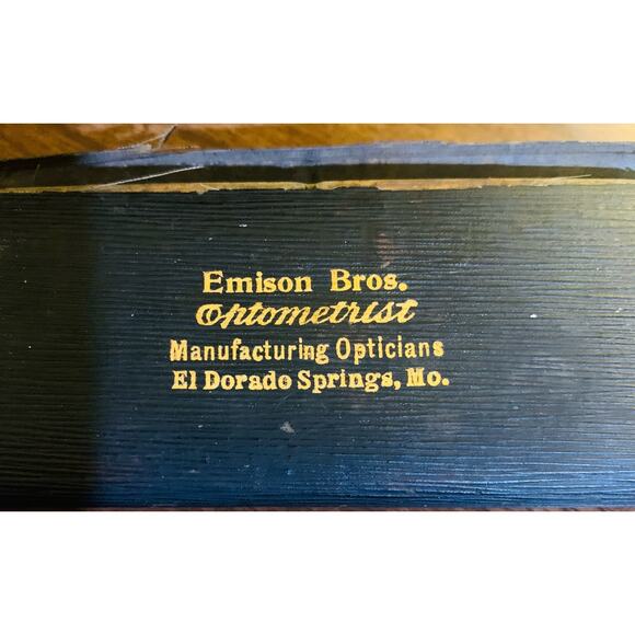 Antique Reading Glasses With Case Round Gold Content? STOCO 1/1012 Harry Potter - Picture 5 of 5